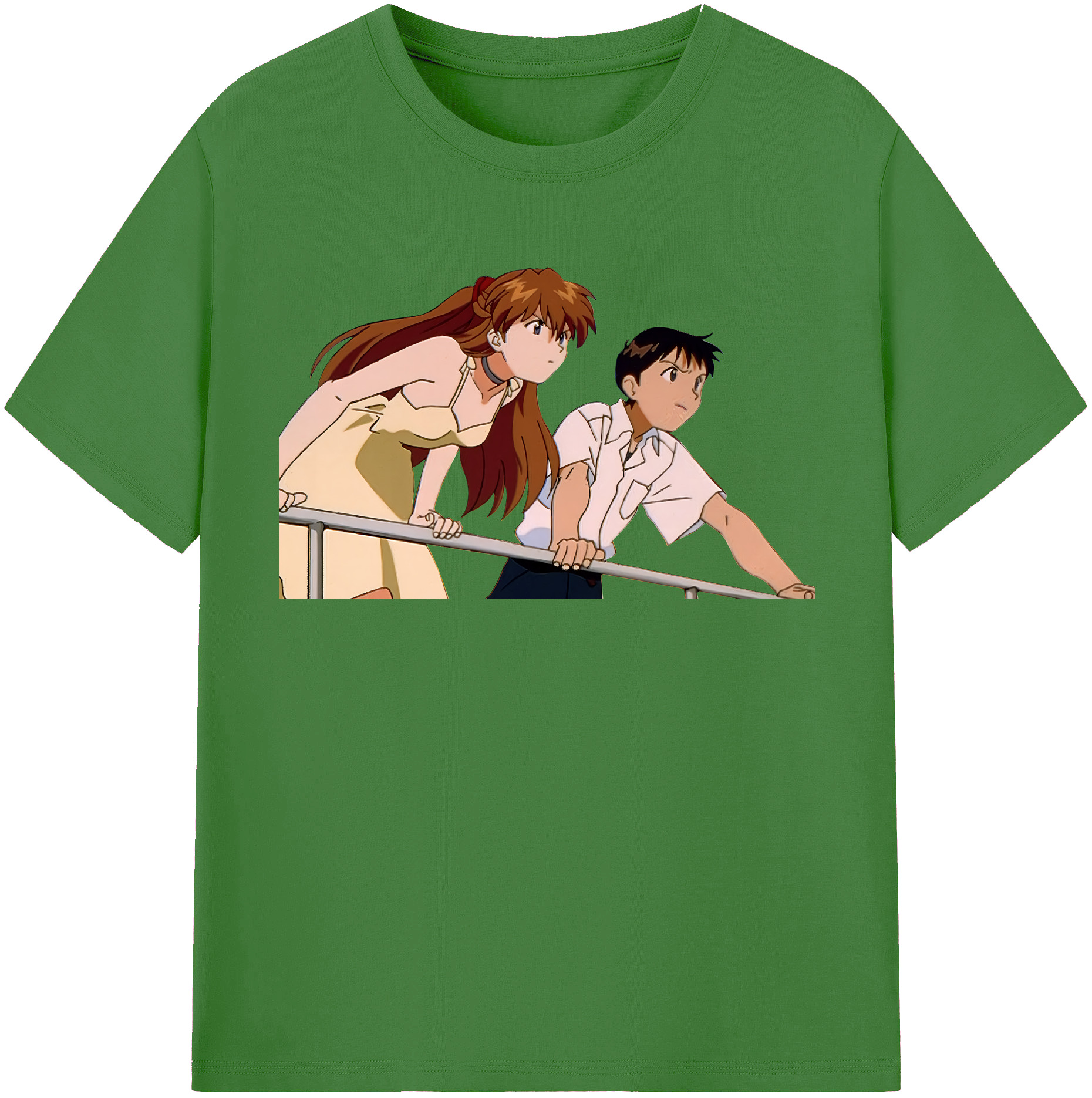 （画像用） EVA 新世紀エヴァンゲリオン レディースカジュアルプリントTシャツ（綿100％）